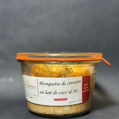 Blanquette de crevettes au lait de coco