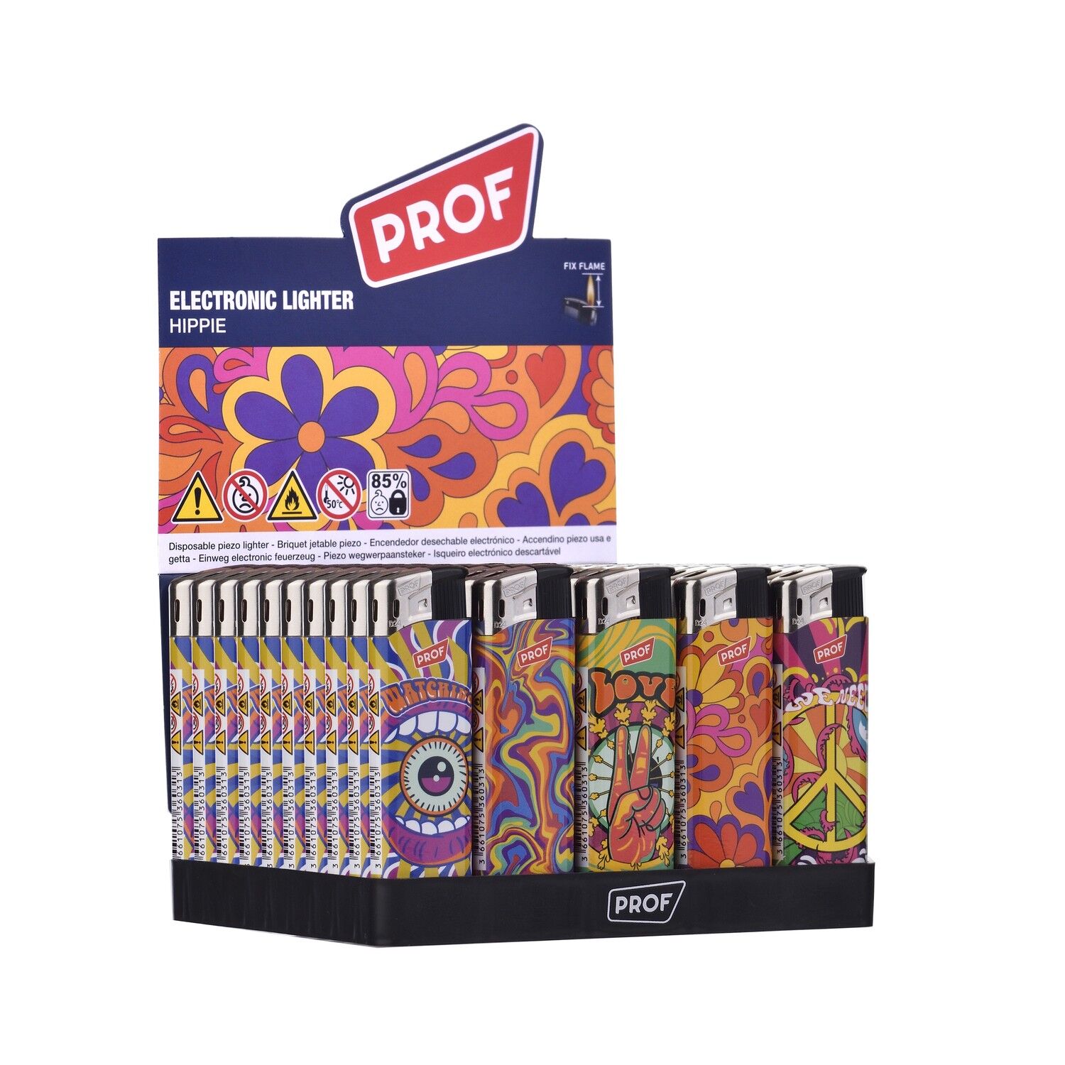 Accendino elettronico HIPPIE fixflamme