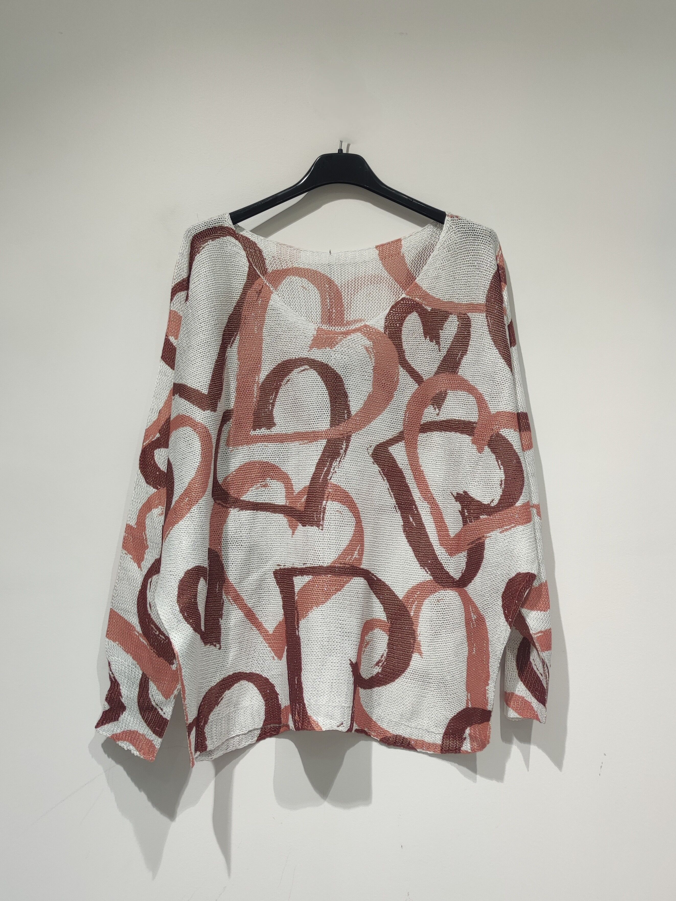 PESS PRINT PE25 cuore marrone lucido