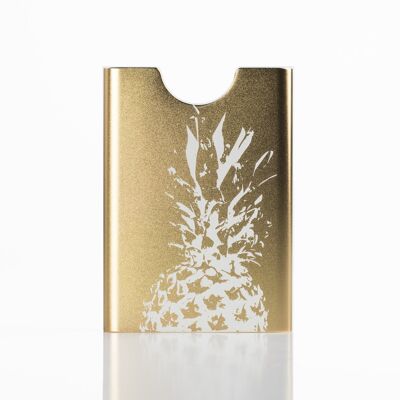 Thin King Card Holder - Pineapple - Champagne