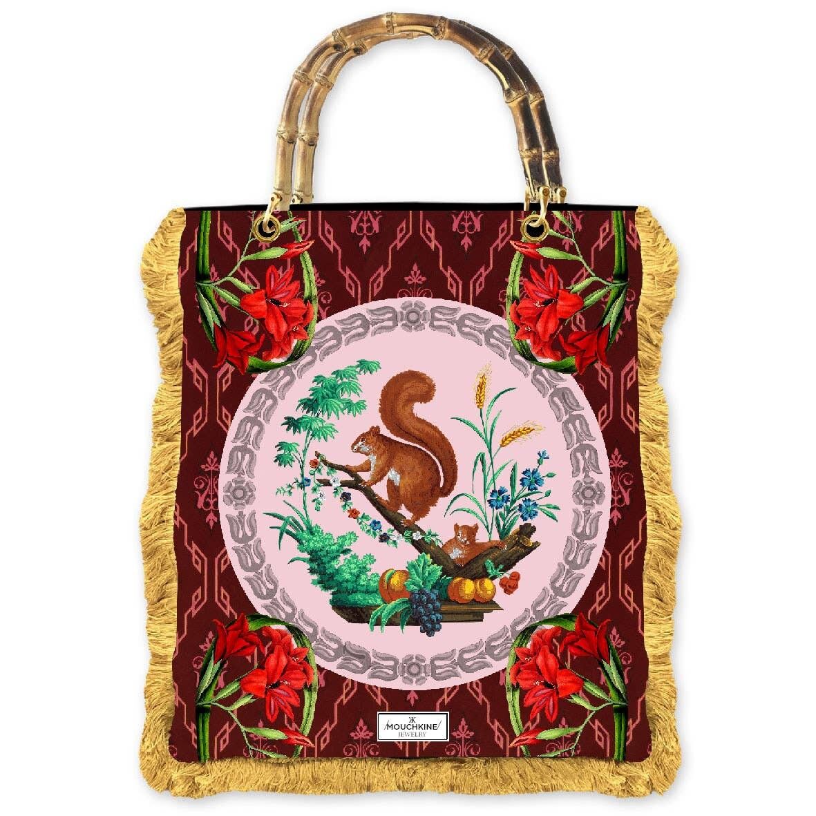 EICHHÖRNCHEN-Bambustasche 39x35