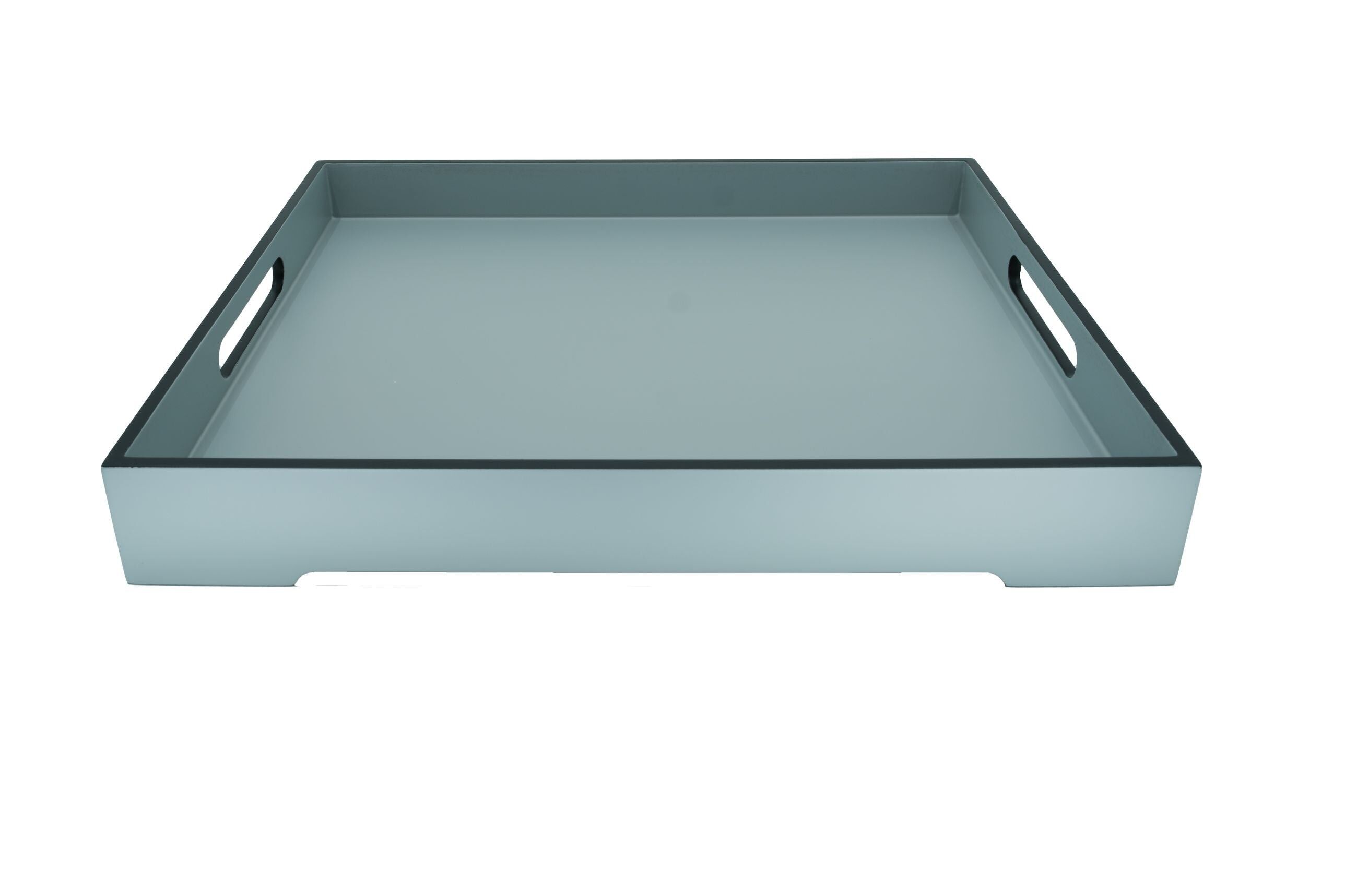 Vassoio rettangolare in legno laccato (37*30.5*5)