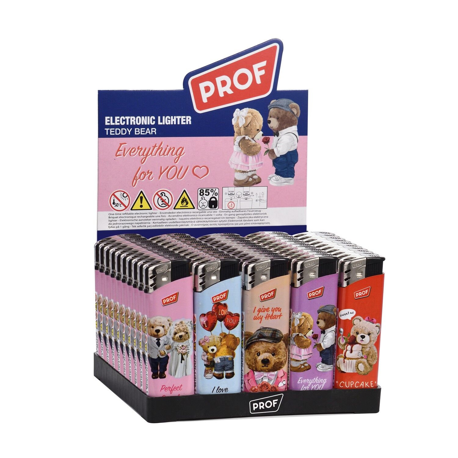 Accendino elettronico TEDDY BEAR RICARICABILE PROF