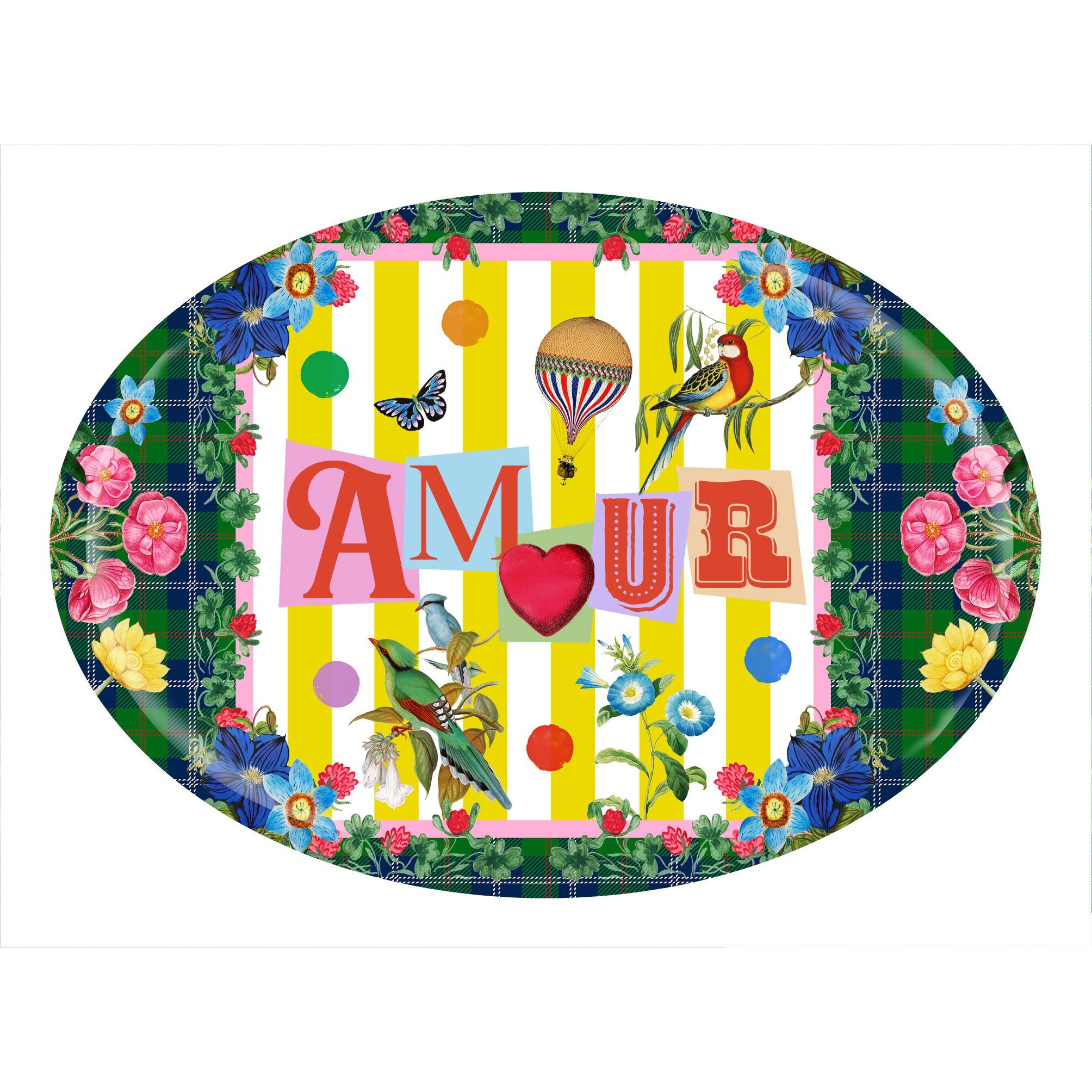 Vassoio Romance 31x22 cm