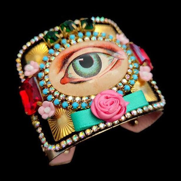 Eye manchette bracelet - bijoux haut de gamme