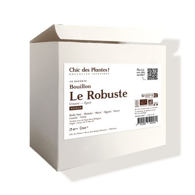 BOUILLON BIO LE ROBUSTE (FORMAT CHR 48 SACHETS) - SHIITAKE, OIGNON, POIVRE