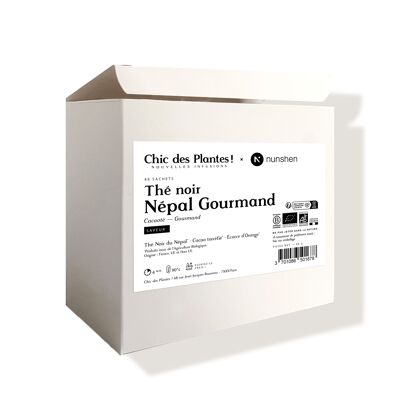 🫖 TÉ NEGRO ORGÁNICO - GOURMET NEPAL (FORMATO CHR 48 BOLSAS) - CACAO, NARANJA