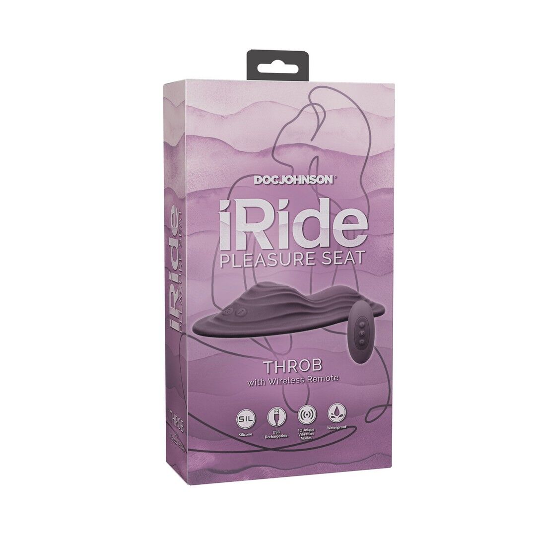 iRide Pleasure Seat – Throb – wiederaufladbar mit kabelloser Fernbedienung – Dusty Purple