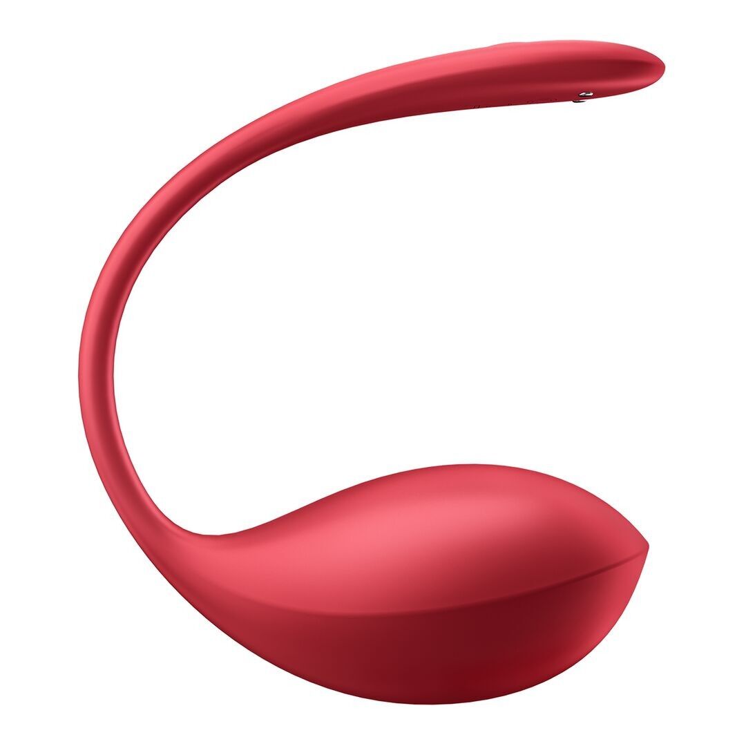 Satisfyer - App Shiny Petal Connect - Vibratore indossabile per coppie - Rosso -...