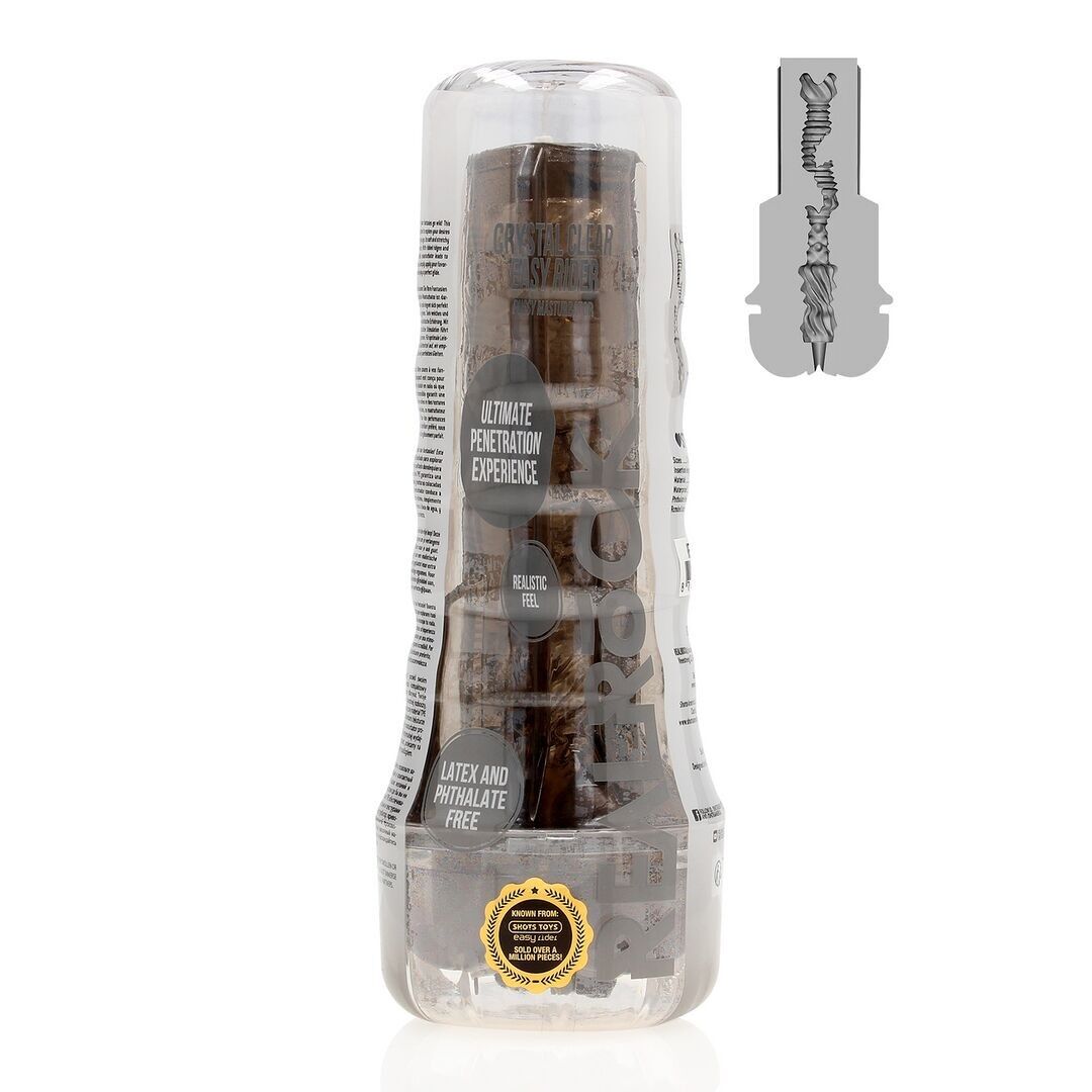 RealRock von Shots – Easy Rider – Pussy-Masturbator – Schwarz – Schwarz