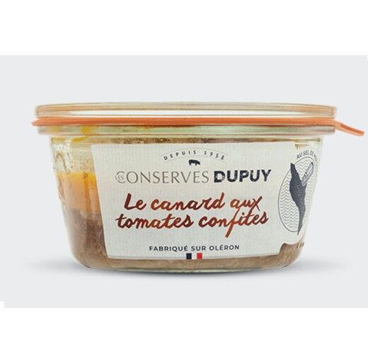 Anatra con pomodori canditi