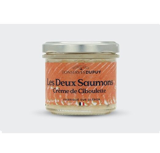 Due salmoni con crema di erba cipollina