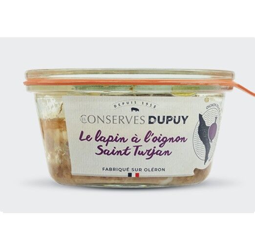 Coniglio alla cipolla di Saint-Trojan* (cipolla rossa di Saint-Trojan-Les-Bains)