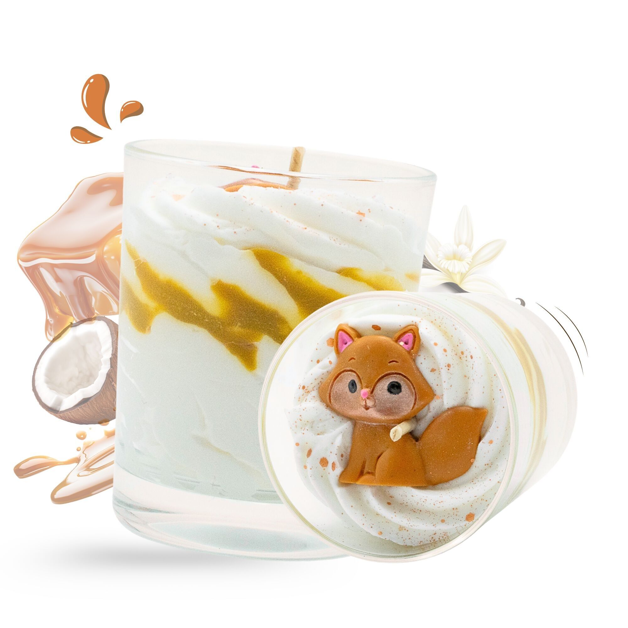 Candela al caramello gourmet - Natale