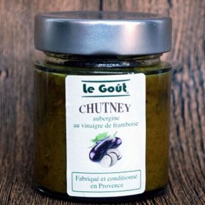 Chutney Aubergine au vinaigre de Framboise 130g