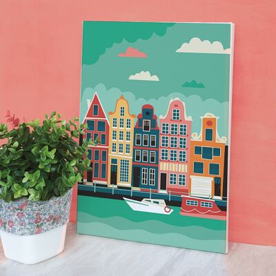 DIPINGERE CON I NUMERI 20 x 30 - AMSTERDAM
