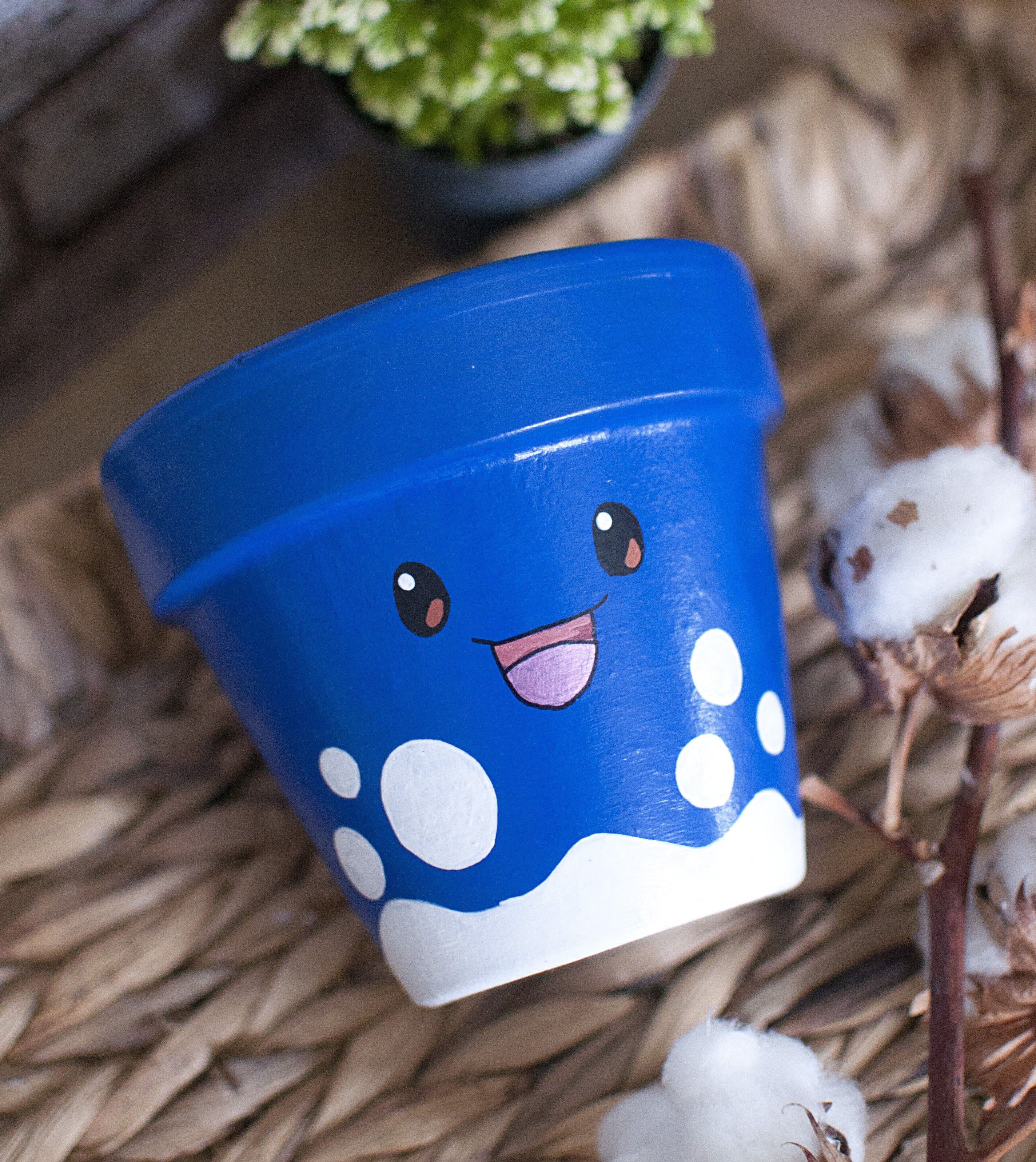 Vaso per fiori in terracotta / cache pot: Bubbleman