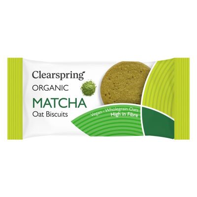 Galletas de avena orgánicas y té verde matcha 40 g (GB-ORG-17)