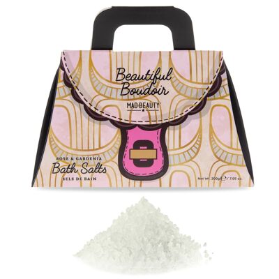 Mad Beauty Boudoir Bath Salts - Rose & Gardenia