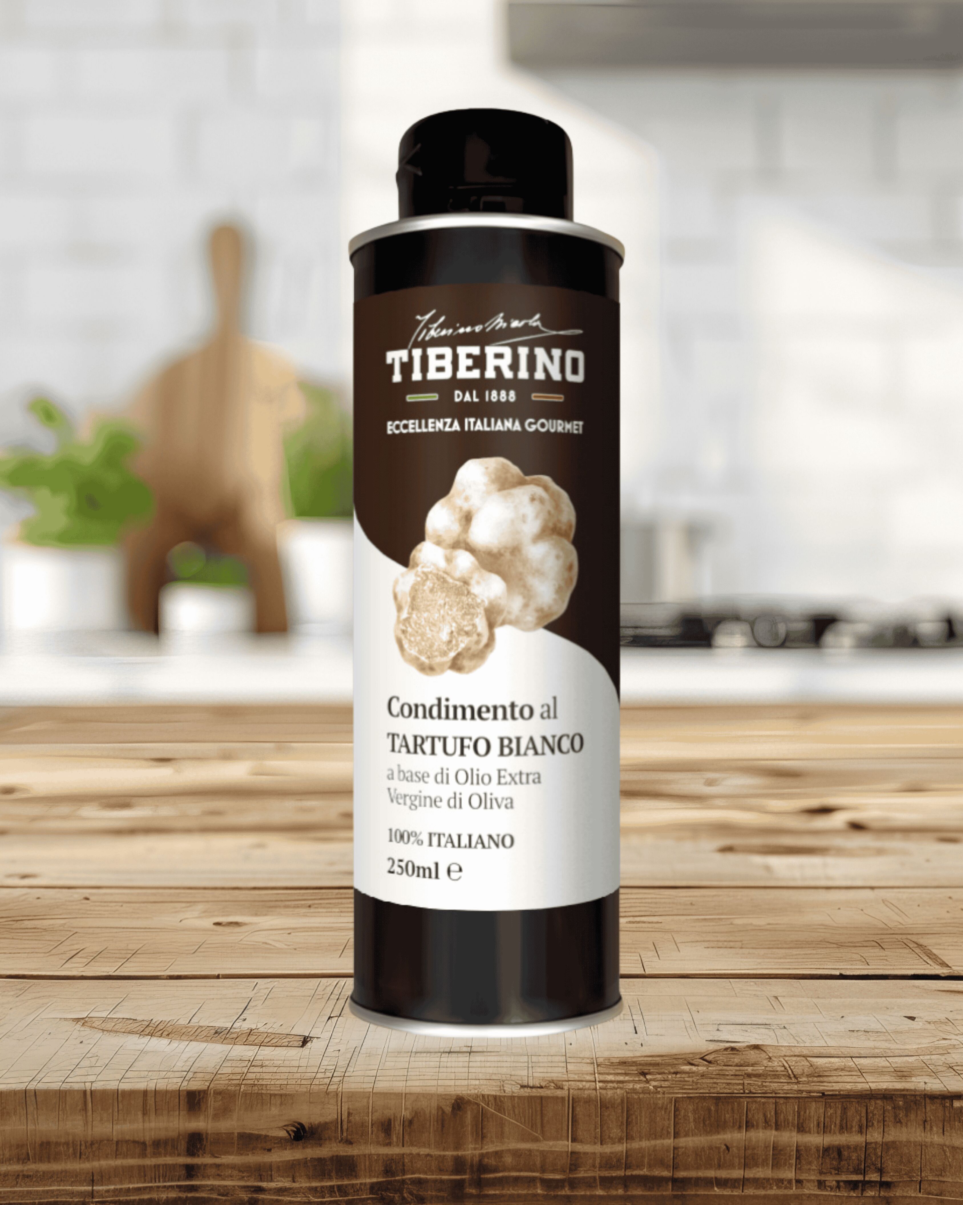 Condimento al Tartufo Bianco con Olio Extravergine di Oliva Italiano spremuto a freddo 250ml