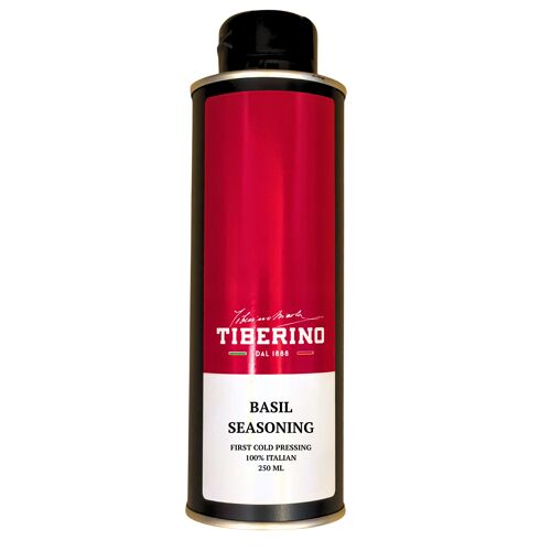 Condimento al basilico con olio extravergine di oliva italiano spremuto a freddo 250ml