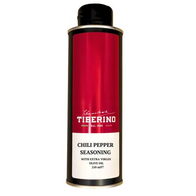 Condimento piccante al peperoncino con aceite extravergine di oliva italiano spremuto a freddo 250ml