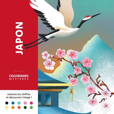 LIBRO PARA COLOREAR - Mystery Coloring - Japón