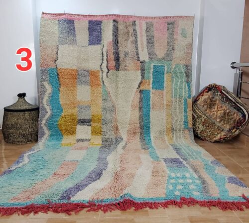 100% HANDMADE MOROCCAN RUG  CARPET  200 - 300 cm nr 902