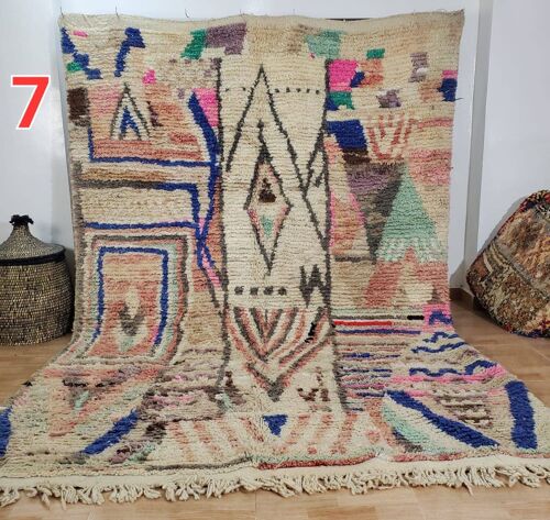 100% HANDMADE MOROCCAN RUG  CARPET  200 - 300 cm nr 918