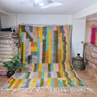 TAPPETO MAROCCHINO FATTO A MANO AL 100% 200 - 300 cm nr 919