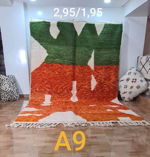 100% HANDMADE MOROCCAN RUG  CARPET  200 - 300 cm nr 939