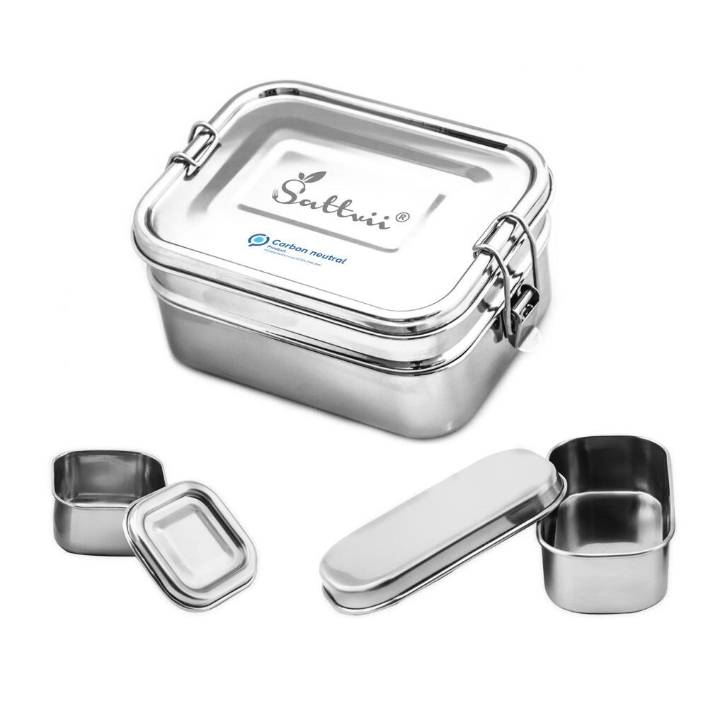 Premium Edelstahl Bento Box Set