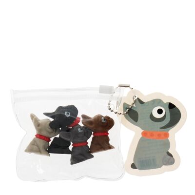 Gommes (lot de 4) - Chiens