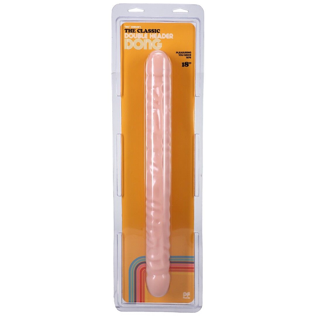Double Veined Head - Dildo mit doppelten Enden - 18/45 cm