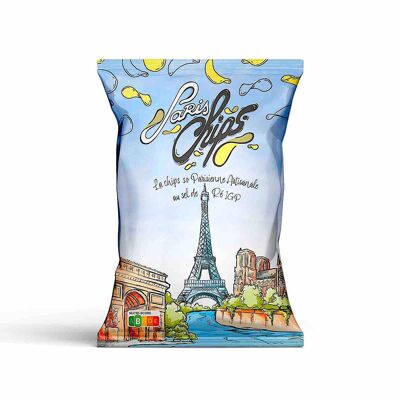 ParisChips Chips artisanales Natures au sel de l'île de Ré 125g