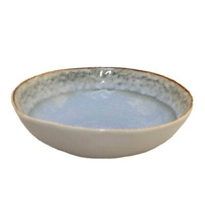 Blue porcelain soup plate 20x20x5cm