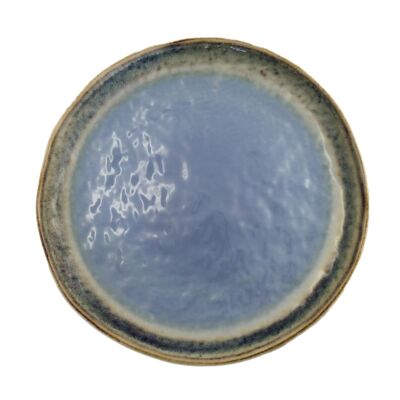 Blue porcelain dinner plate 27x27x1.6cm