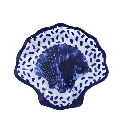 Tazza con conchiglia di capesante blu 15.6x16.8×1.7 cm - set da 6