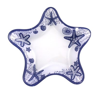 Tazza stella marina blu 18.7x20.8x2cm - set da 6