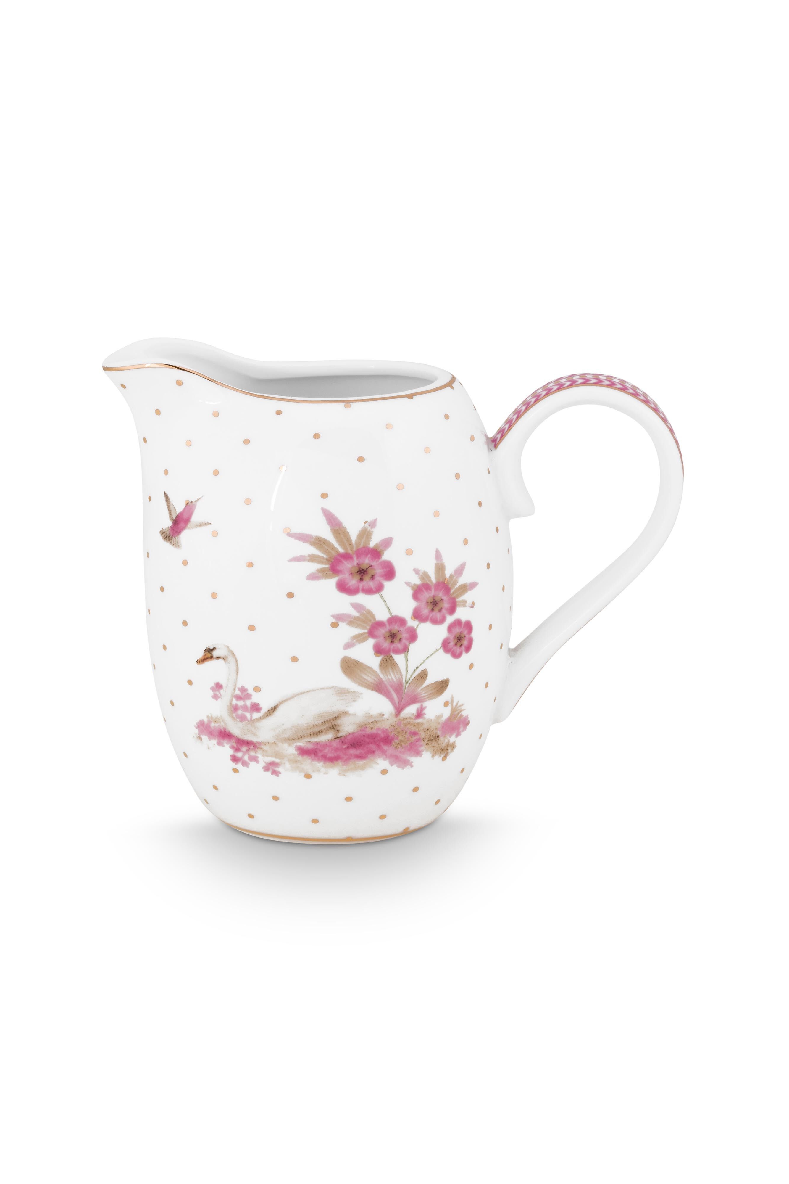 Pretty Pink/Oro Polka Dot Cream Pot - 250ml - PIP STUDIO