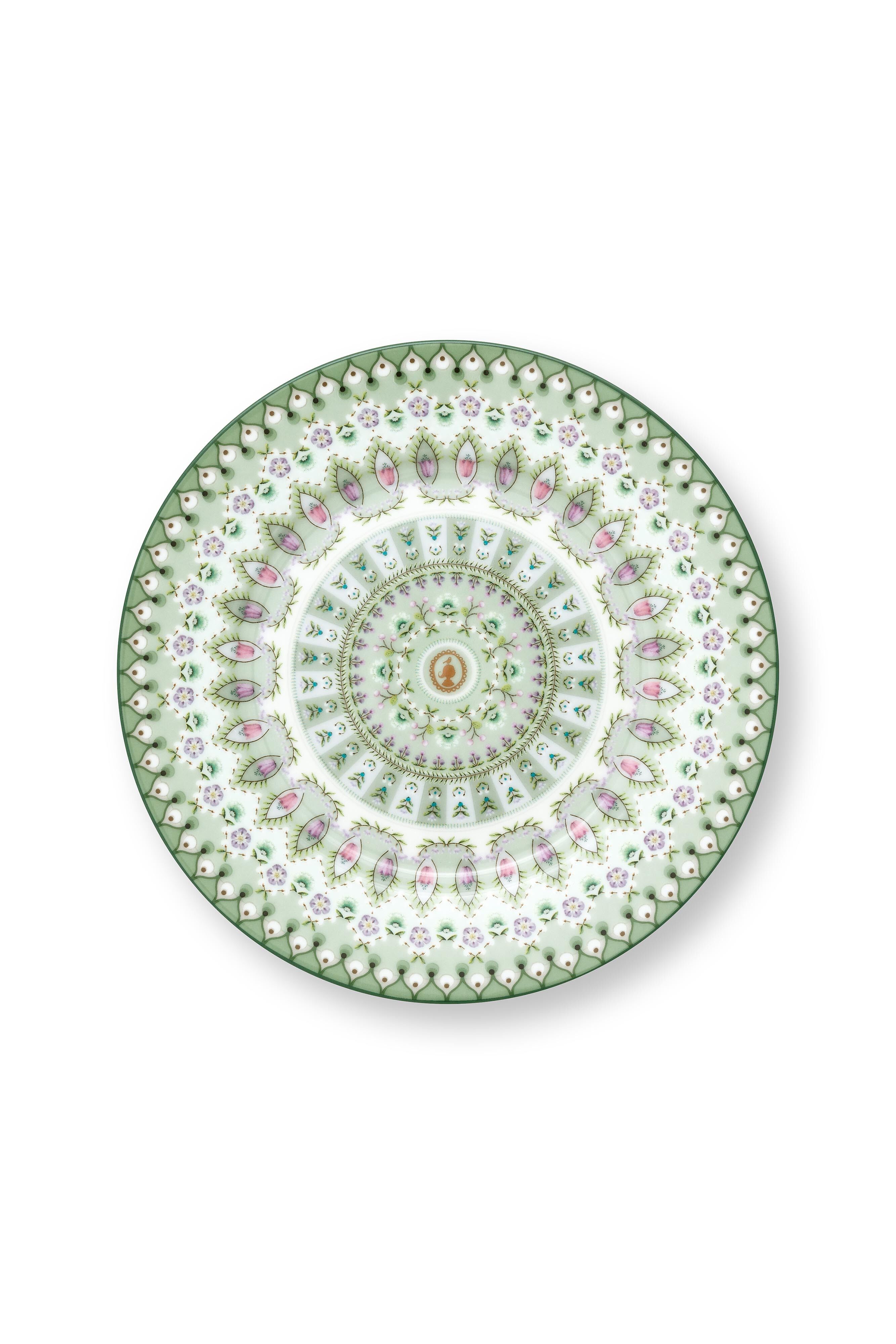 Assiette à pain Lily & Lotus Moon Delight Vert - 17cm - PIP STUDIO