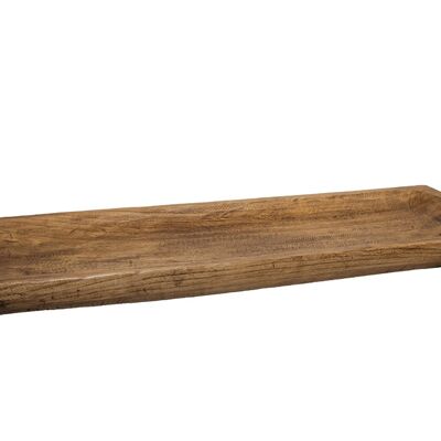 Decorative wooden tray 80x28x4.5cm