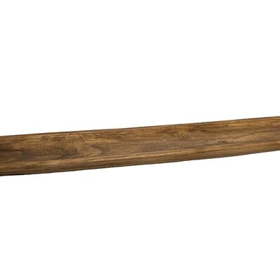 Long rectangular decorative wooden tray 100x9x2.5cm