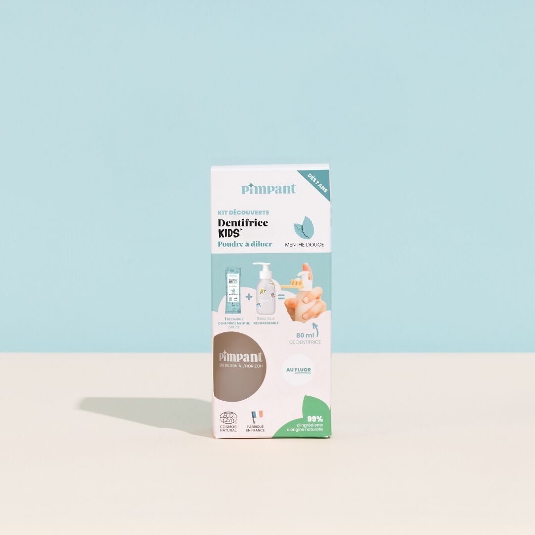 Kids Toothpaste Discovery Kit Sweet Mint (1 bottle + 1 stick)