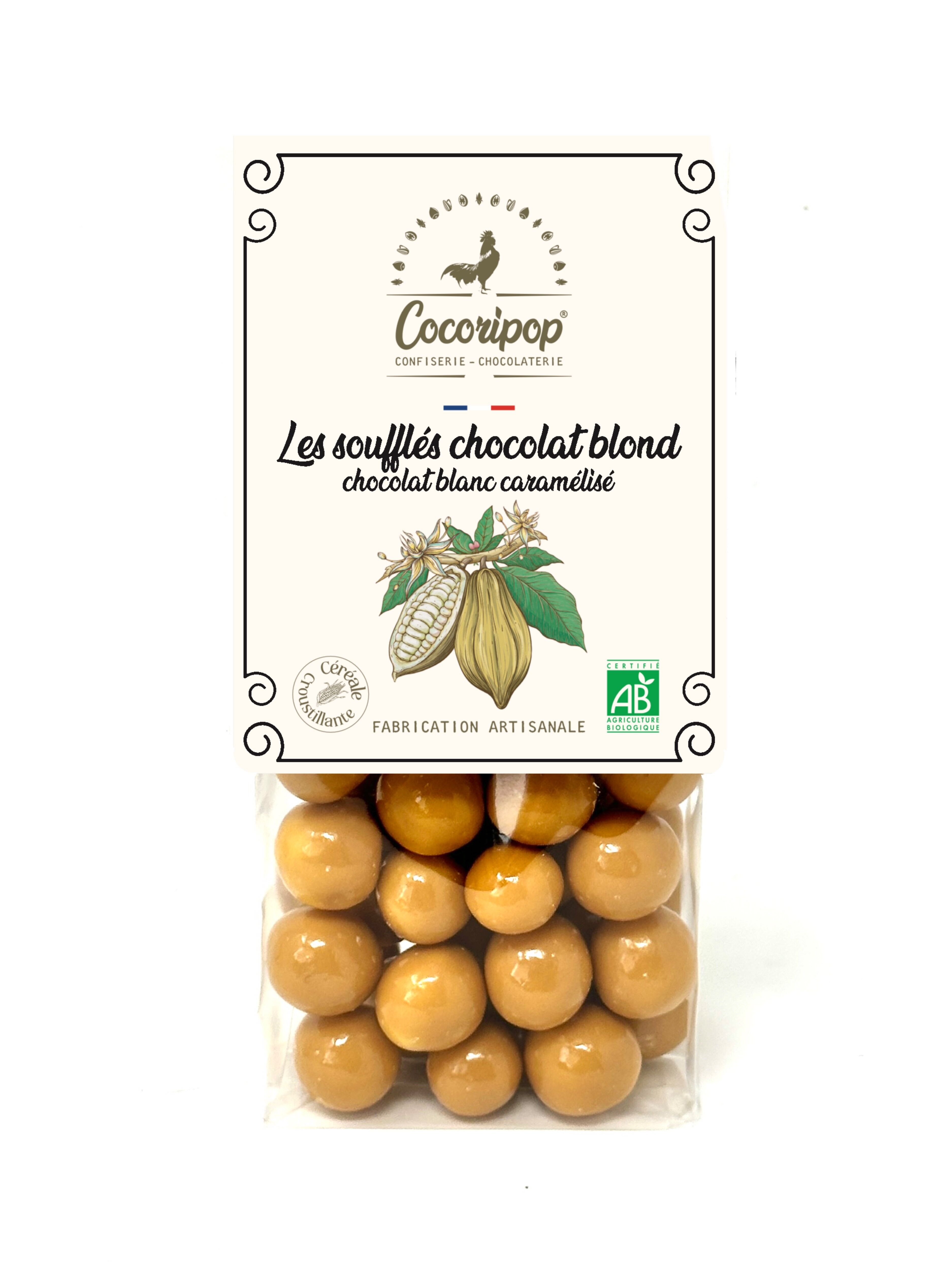 Blond chocolate soufflés (caramelized white chocolate) 100g
