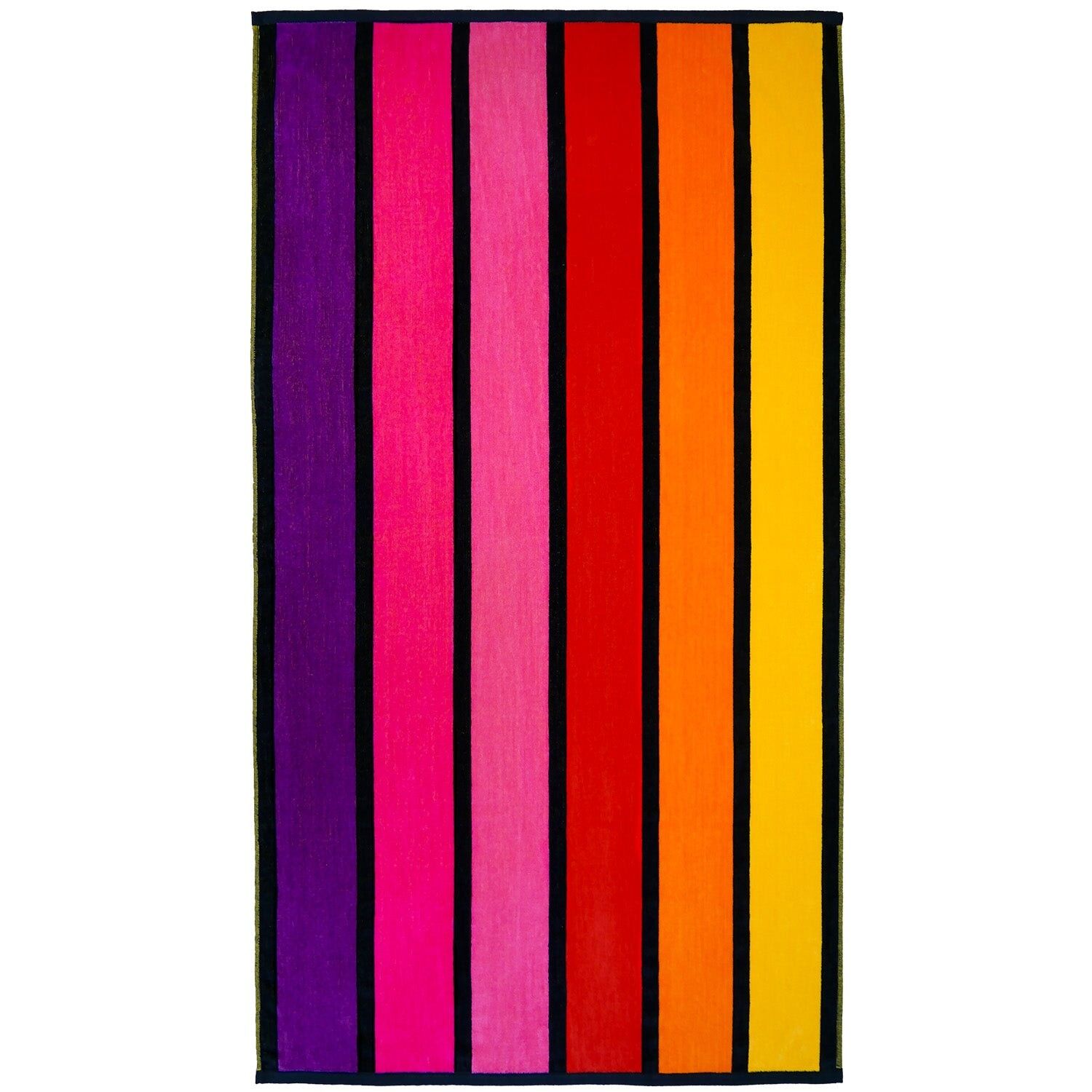 Telo mare in spugna jacquard velour rosa 90x170 400g/m² - Glamchic