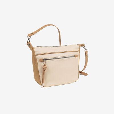 SAC FEMME, COULEUR CAMEL, SÉRIE ENIX. 24x21x10 CM