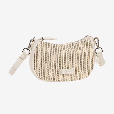 WOMEN'S BAG, WHITE COLOR, NIJAR SERIES.22x14x07 CM