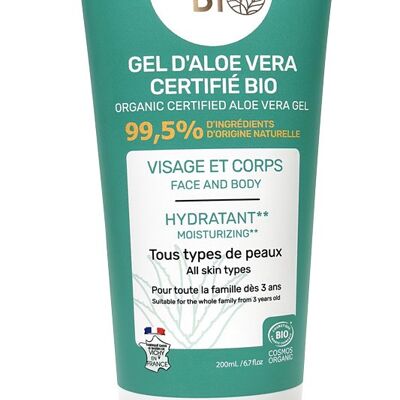 GEL D'ALOE VERA BIO CERTIFIE BIO - 200mL