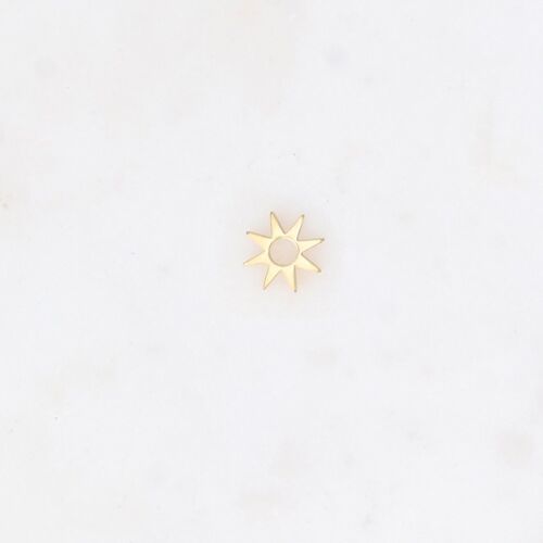 Perles soleils ajourés de façon rond